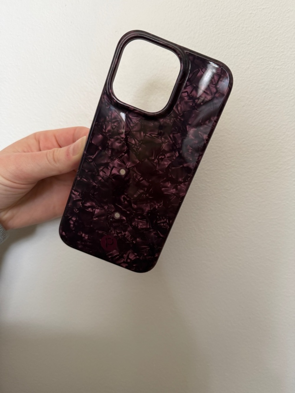 Wine Opal Shell iPhone 14 Pro Max Loopy Case